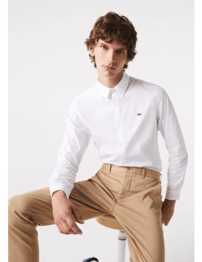 Chemise Lacoste blanche