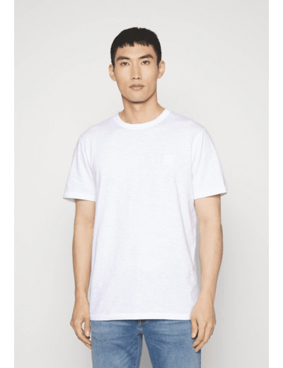 T-Shirt BOSS blanc en coton