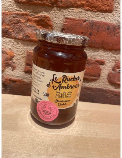 Miel le Rucher d'Ambroise, dominance erable