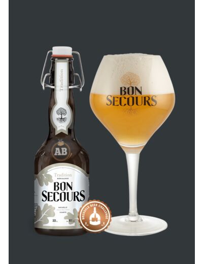 Bière Bon Secours Blonde Tradition 8° / 33cl