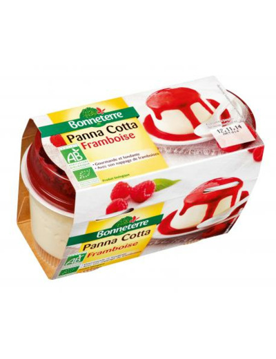 Panna Cotta Framboise 2x125g - Abc Bio