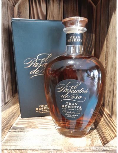 EL PASADOR DE ORO - Rhum Gran Reserva Vieux - 40 % Alcool - Guatemala - Bouteille 70 cl