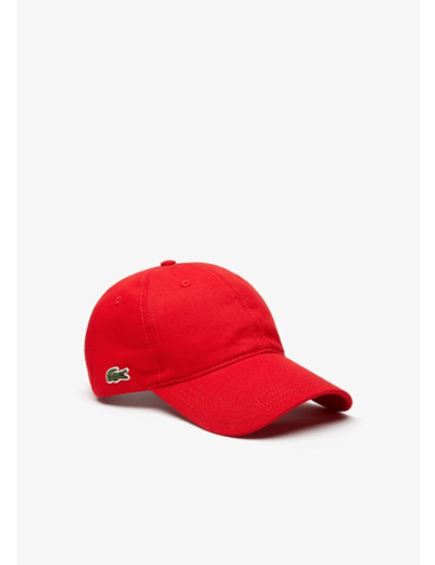 Casquette Lacoste rouge