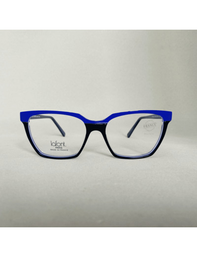 Lunettes de Vue Femme Joviale de la Marque Lafont Coloris Noir / Bleu