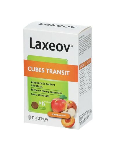 Cube Transit Pomme Abricot X10 Laxeov Nutreov
