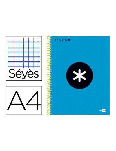 Cahier spirale A4 240 pages seyes LIDERPAPEL
