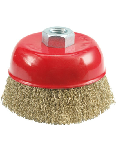 Brosse de  décapage 75 mm pour meuleuse angle 06970