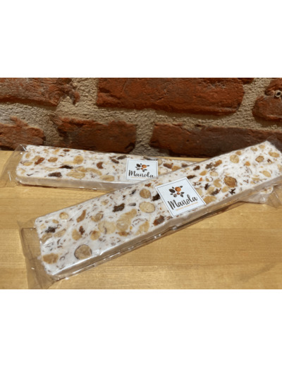 Nougat aux arachides et raisins