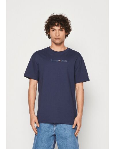 T-Shirt Tommy Jeans marine en coton