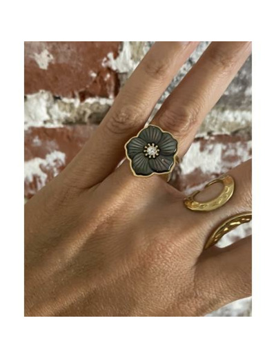 Bague fleur nacre - IKITA