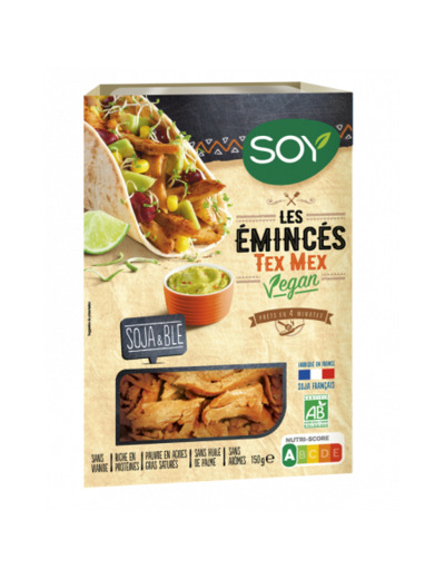 Emincés vegan Tex Mex 150g - Abc Bio