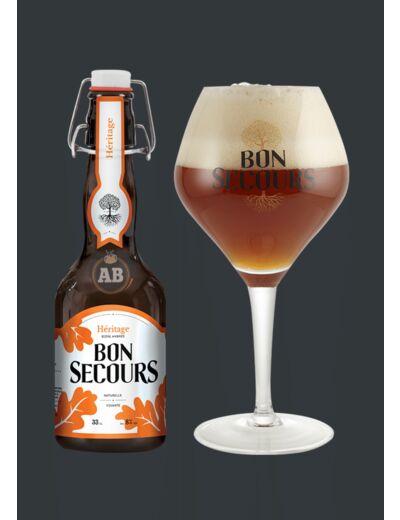 Bière Bon Secours Ambrée Héritage 8° / 33cl  - Apéros & Boissons