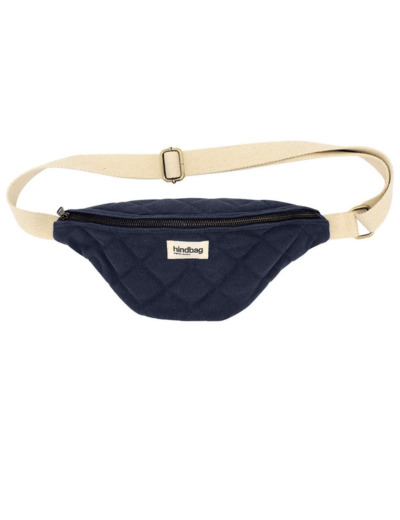 Hindbag - Sac banane matelassé Marine - Jolie-Môme Guise