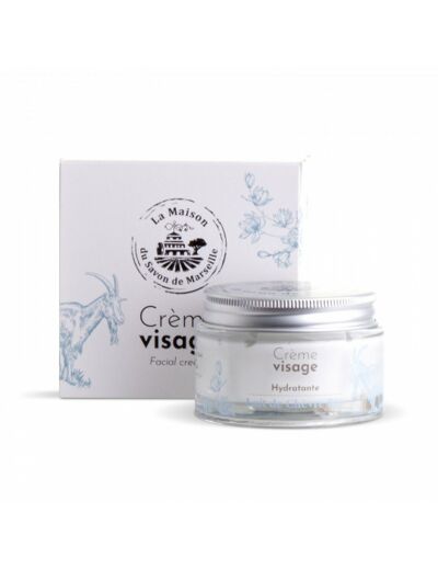 Crème visage au lait de chèvre bio 50ml