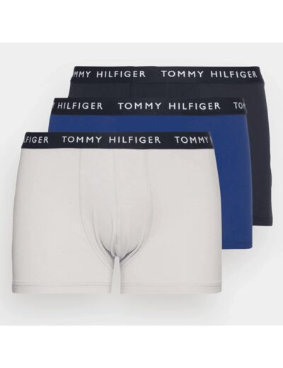 Lot de 3 boxers Tommy Hilfiger bleus en coton stretch