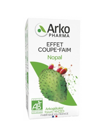 ARKO pharma, nopal, effet coupe-faim, 45 gélules