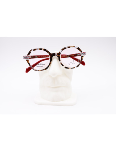 PORTE LUNETTE HOMME 3D BLANC