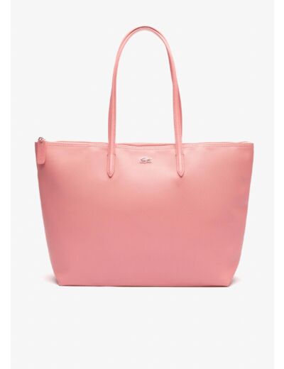 Sac cabas zippé L.12.12 Lacoste rose