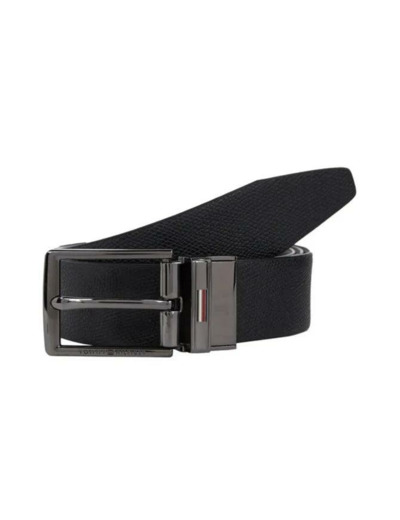 Ceinture Tommy Hilfiger noire en cuir