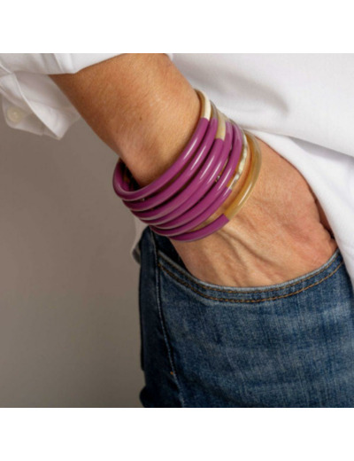 JONC EN CORNE PRUNE - ATELIER 1811