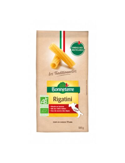 RIGATINI-GROS MACARONI BONNETERRE - Abc Bio