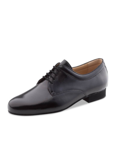 Catania 28067 - Chaussures de danse en cuir noir pour homme pour pieds fins - Werner Kern