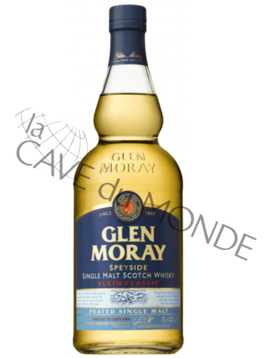 Whisky Speyside Glen Moray Peated Single Malt 40° 70cl