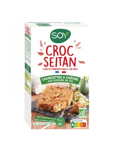 Croc Seitan Courgettes & Chèvre 2x100g - Abc Bio