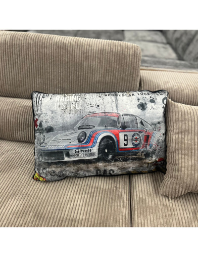 Coussin voiture vintage racing