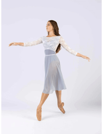 Jupe Mesh - Bleu clair - Mara Dancewear