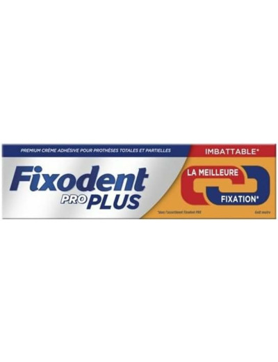 Fixodent Pro Plus, maintient imbattable, 40 grammes