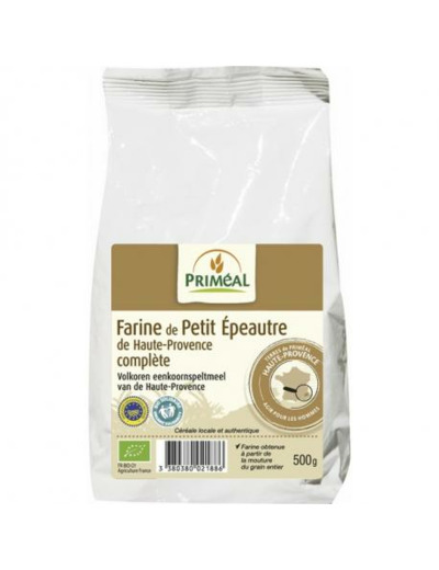 Farine complète de petit épeautre 500g PRIMEAL  - Abcbio Marly