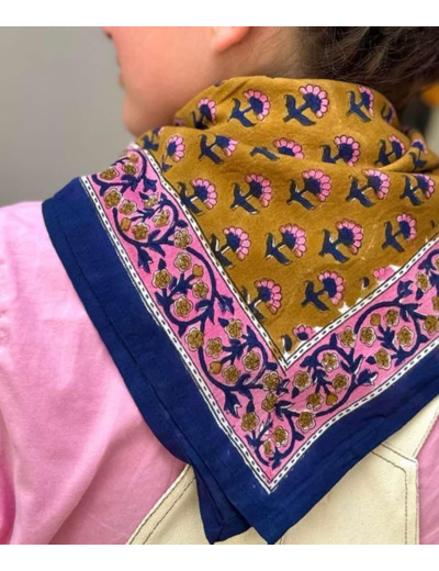 Foulard Séléné Fauve