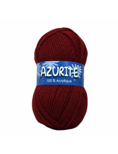 pelote de laine azurite rouge couleur 3025