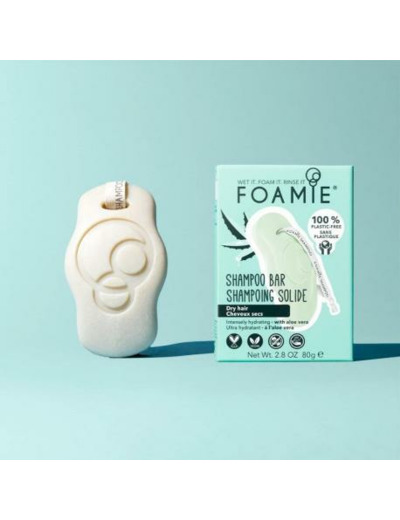 Shampoing solide Aloe You Vera Much - FOAMIE - Camille Albane