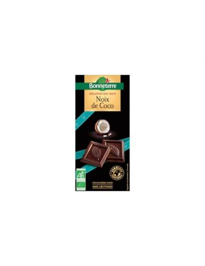 CHOCOLAT NOIR NOIX DE COCO 85G -BONNETERRE Abc bio Marly