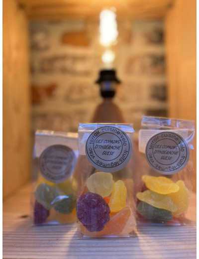 Pâte de fruits sucrées