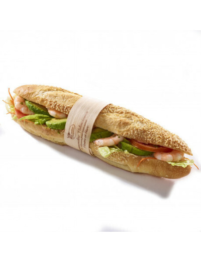 Sandwich Gambas avocat