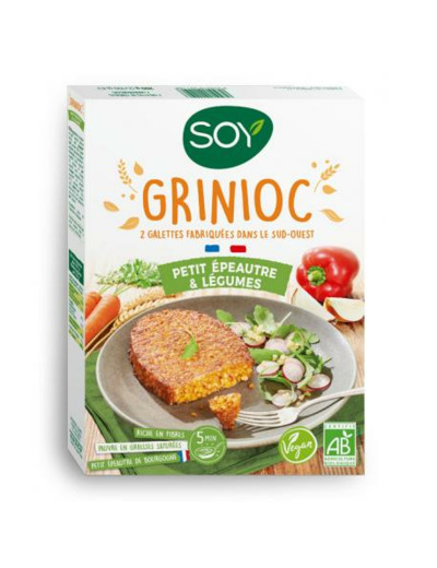 Galettes Grinioc petit épeautre légumes 2x100g - Abc Bio