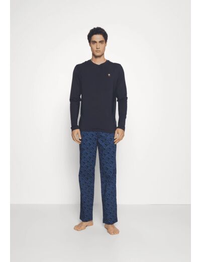 Pyjama Tommy Hilfiger marine en coton bio