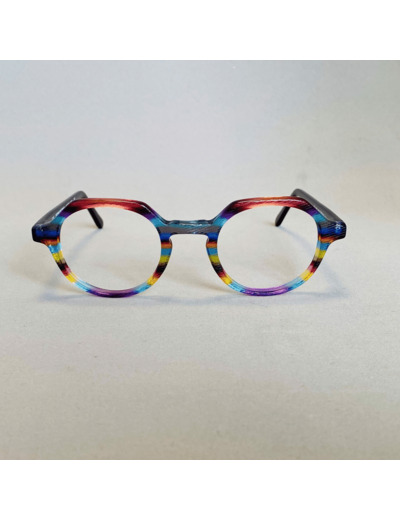 Lunettes de Vue De la Marque Wissing Modèle 3328 Coloris Multicolore Transparent – Monture Unique