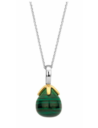 Collier Ti Sento goutte Verte