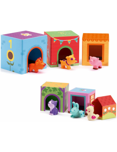 Djeco - Jeu D'empilage - Topanifarm 1piece