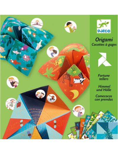 Djeco - Cocottes à gages - Animaux -  Initiation à l’Origami