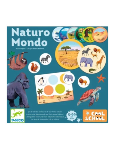 Naturo Mondo - Jeu animaux milieu naturel