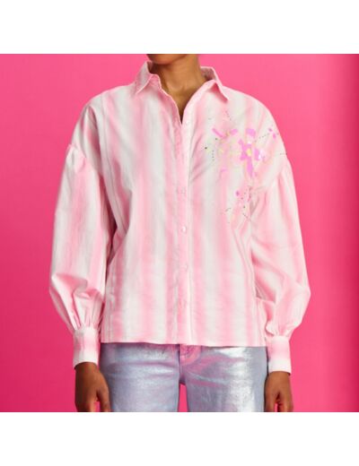 BLOUSE EMBROISE PINK