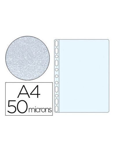 10 Pochettes transparentes A4 perforées Q CONNECT