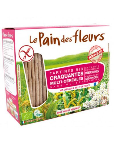 Le pain des fleurs craquantes multi céréales 150g