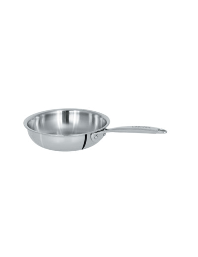 CASTEL'PRO - POÊLE SAUTOIR INOX 24 CM -CRISTEL