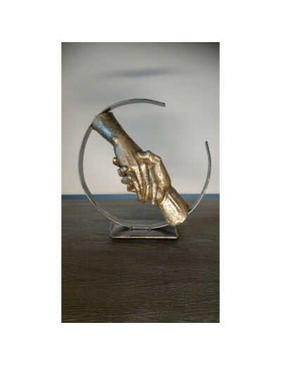Figurine poignée de mains - Zen Deco